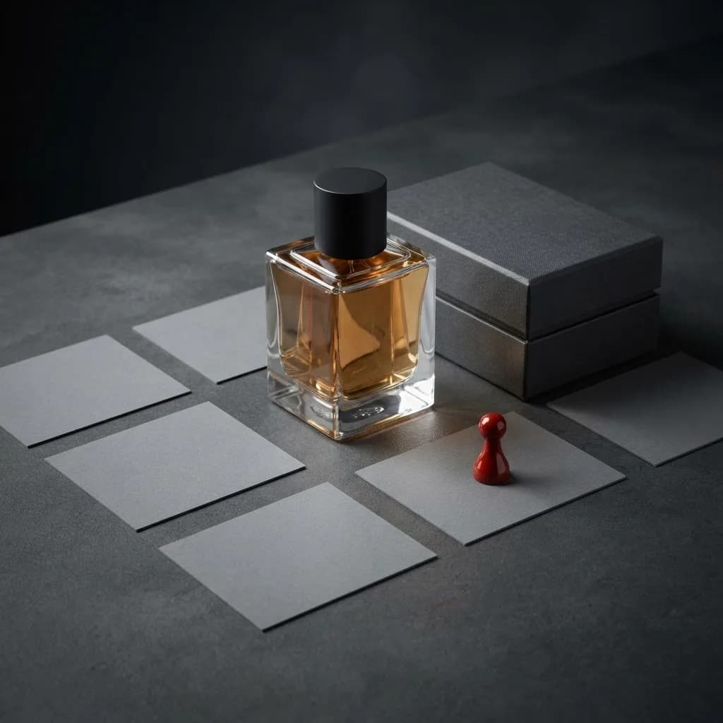 A niche fragrance launch budget divided into controlled decision stages